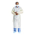 Halyard Basics Protective Procedure Gown AAMI Level 2 Large Yellow