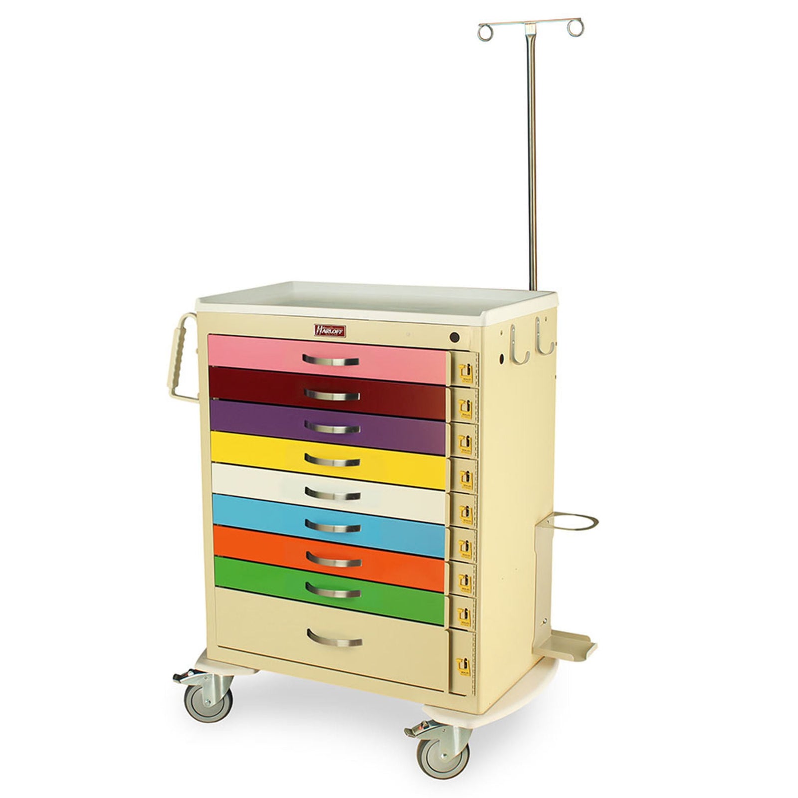 Harloff 9-Drawer Pediatric Emergency Cart