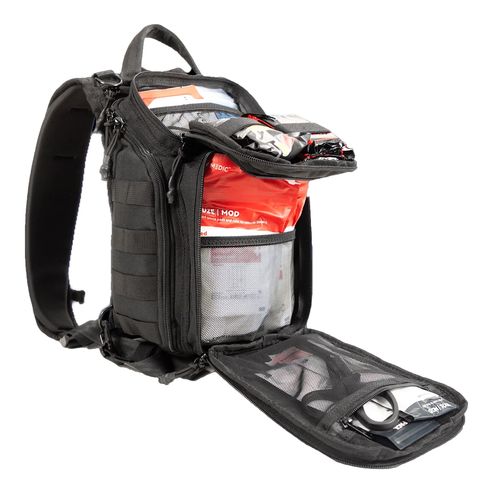 My Medic RECON Standard First Aid Kit in Black Nylon Backpack