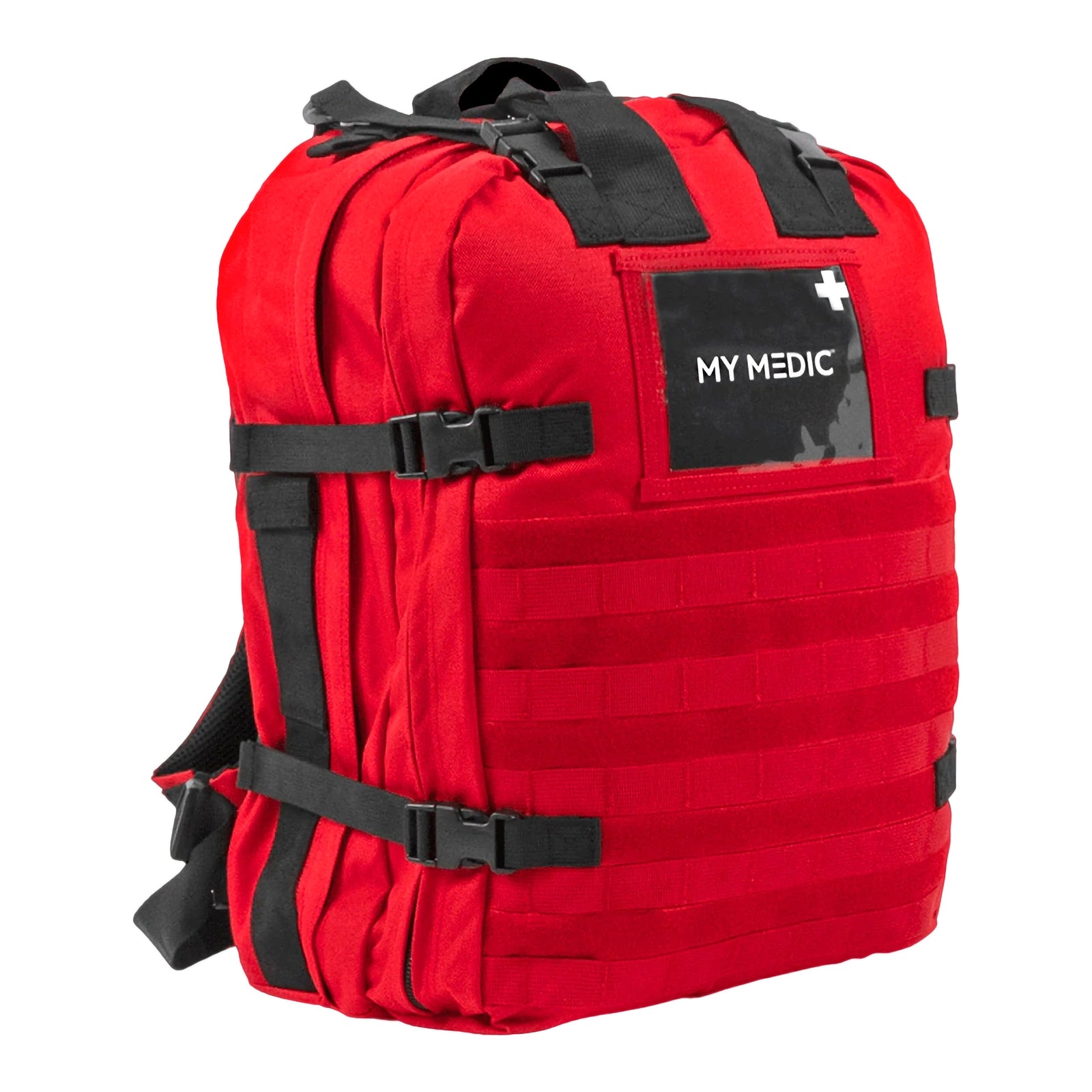 My Medic The MEDIC Pro First Aid Kit - 10 Person Red Nylon Backpack