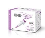 One-Care Safety Lancets, 30G, 1.2 mm, Purple