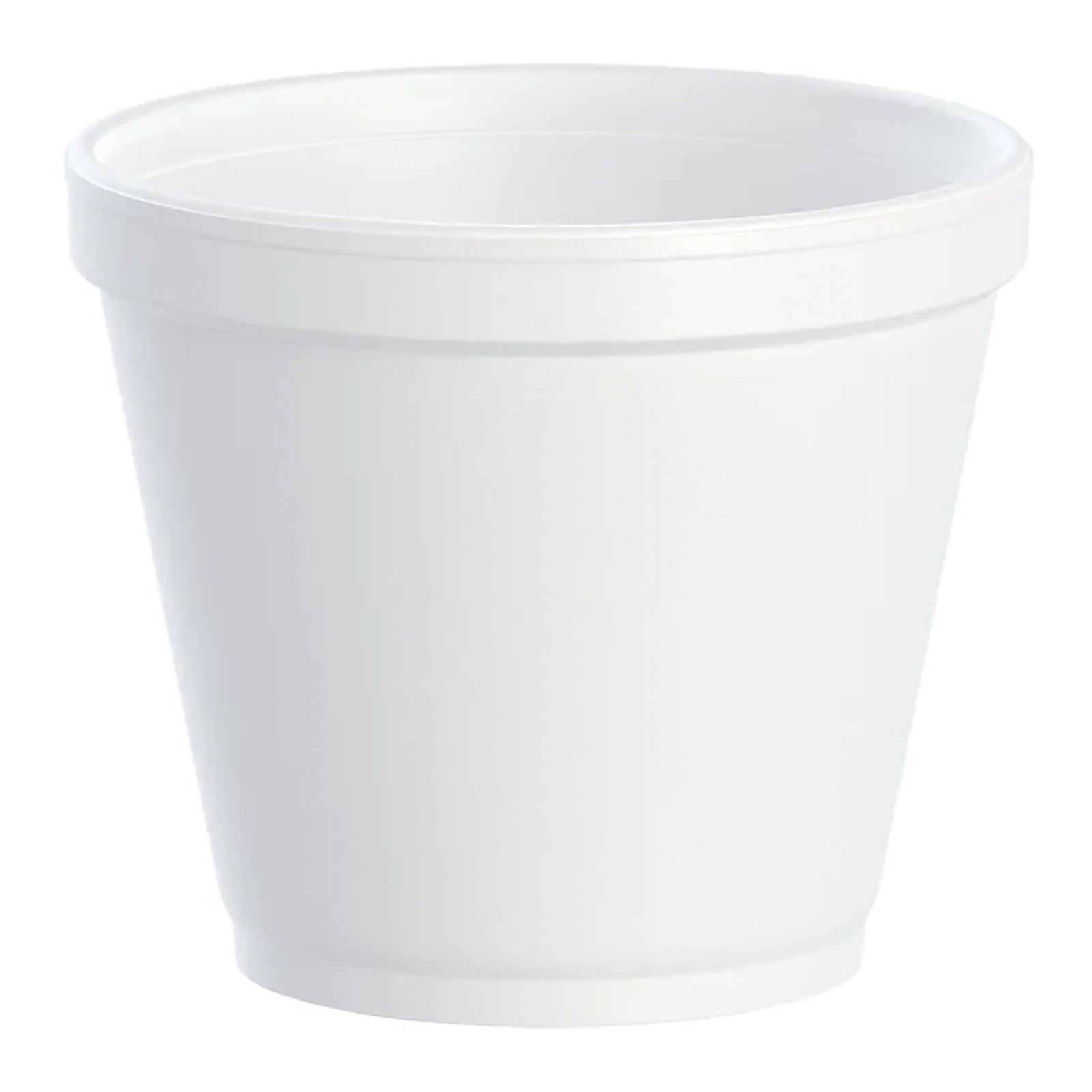 8 oz. White Foam Insulated Food Container
