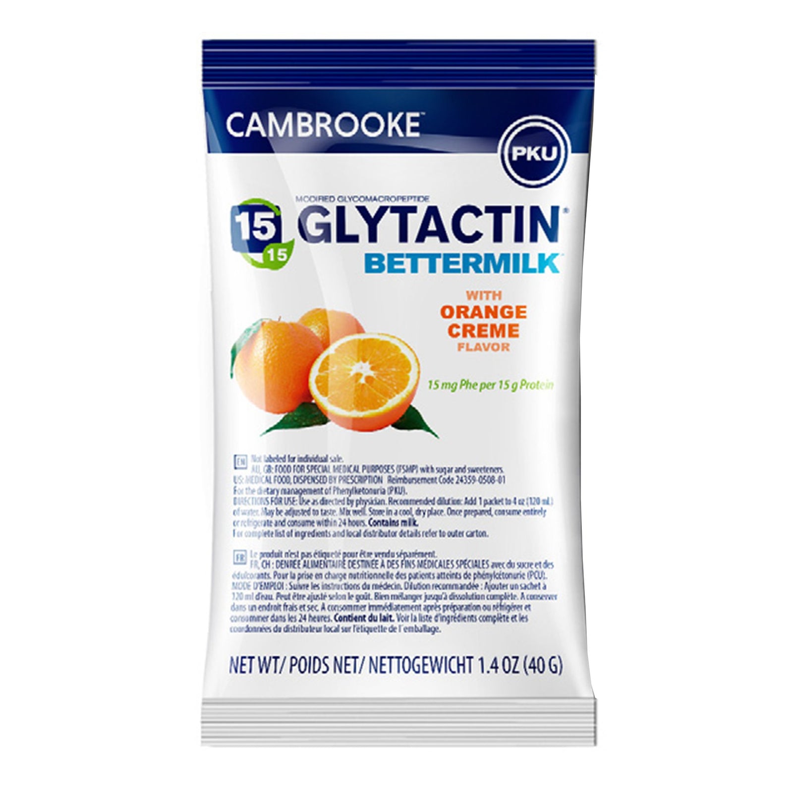 Glytactin BetterMilk Oral Supplement Powder
