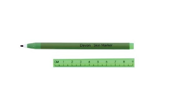 Devon™ Gentian Violet Ink Sterile Surgical Skin Marker with Labels