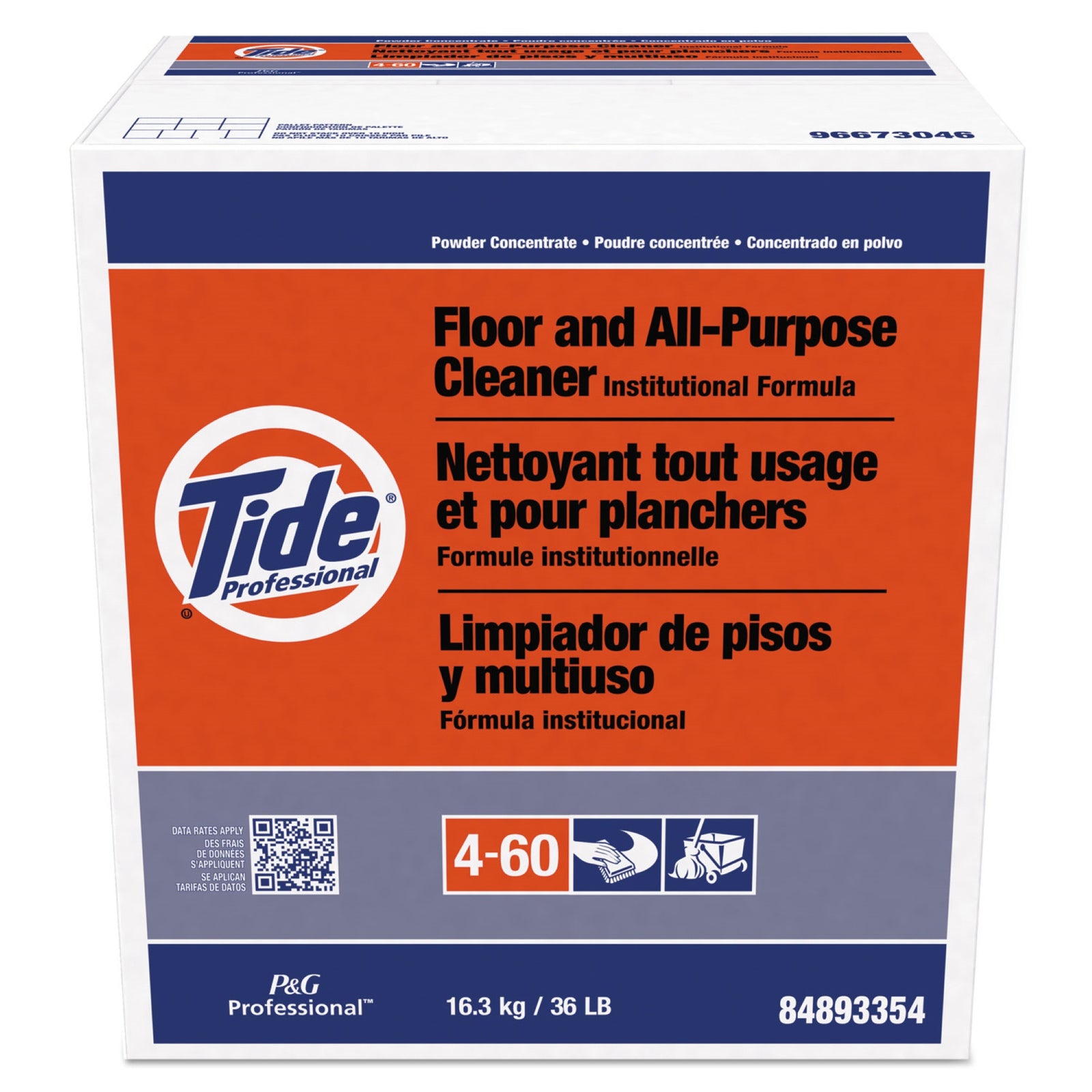 Tide Professional Powder Floor Cleaner 36 lb. Box Unscented