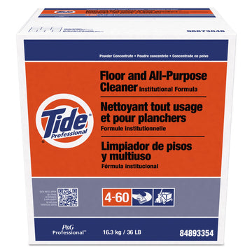 Tide Professional Powder Floor Cleaner 36 lb. Box Unscented