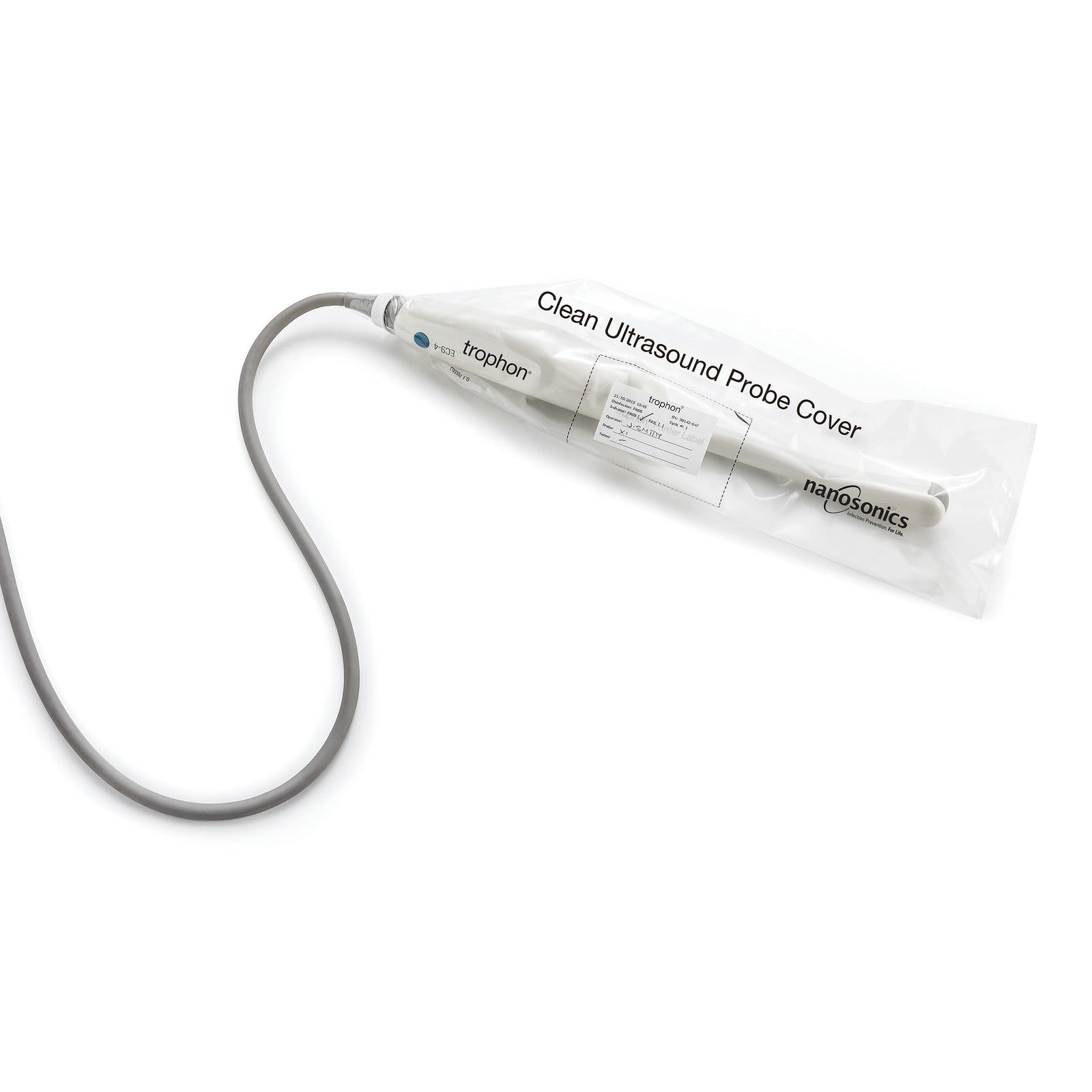 trophon® Ultrasound Probe Cover - Medically Clean, Folded