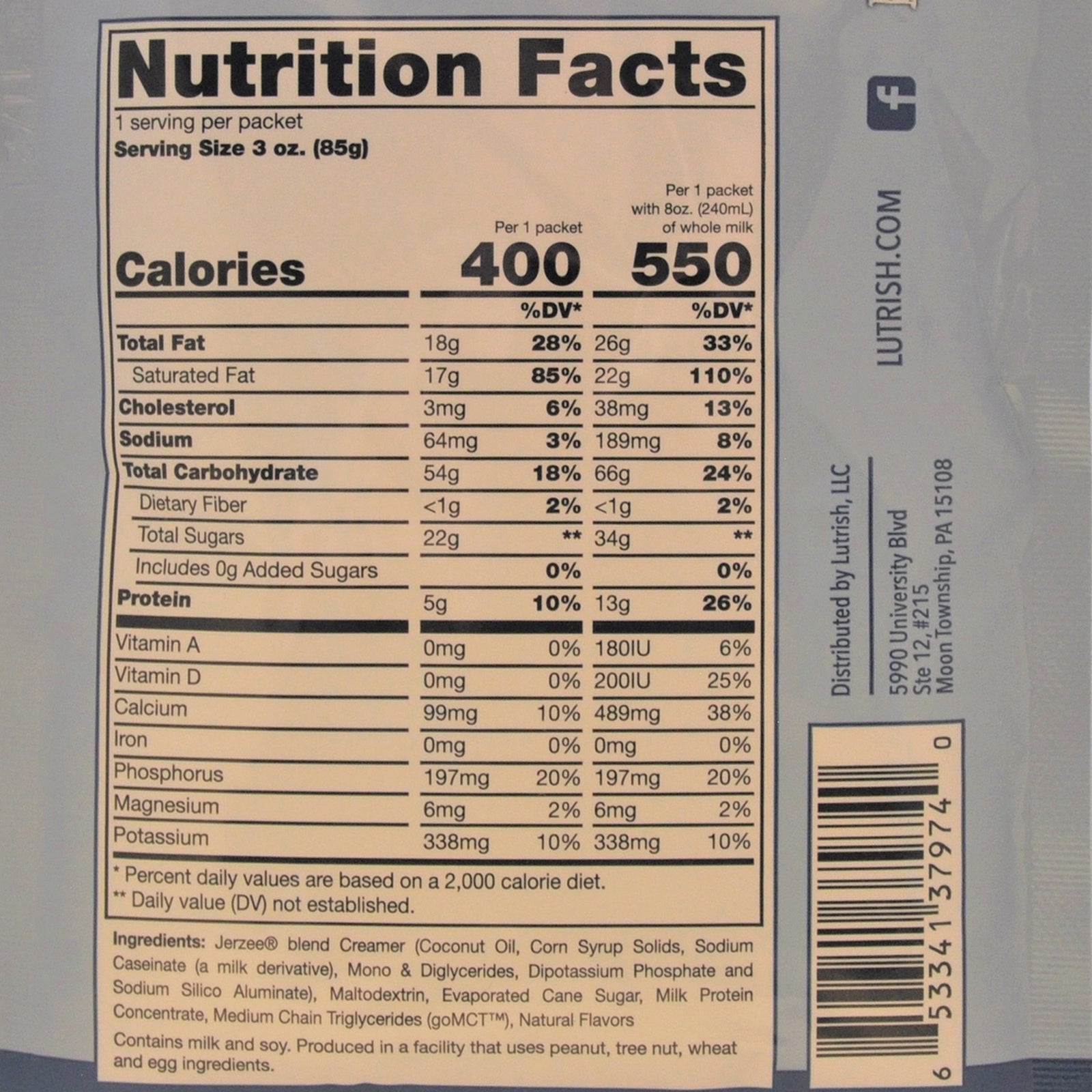 Lutrish High Calorie Oral Supplement Powder