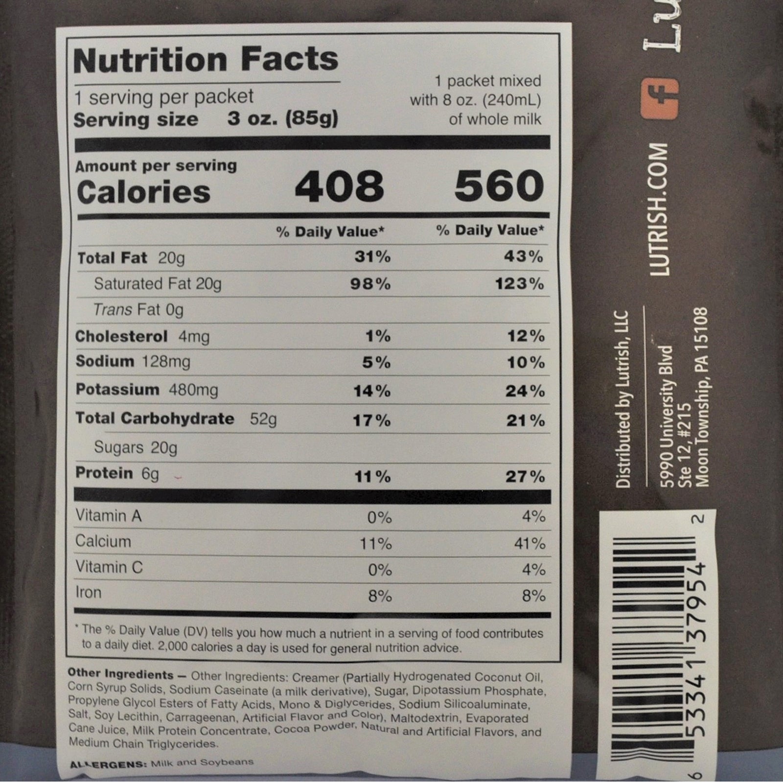 Lutrish High Calorie Oral Supplement Powder