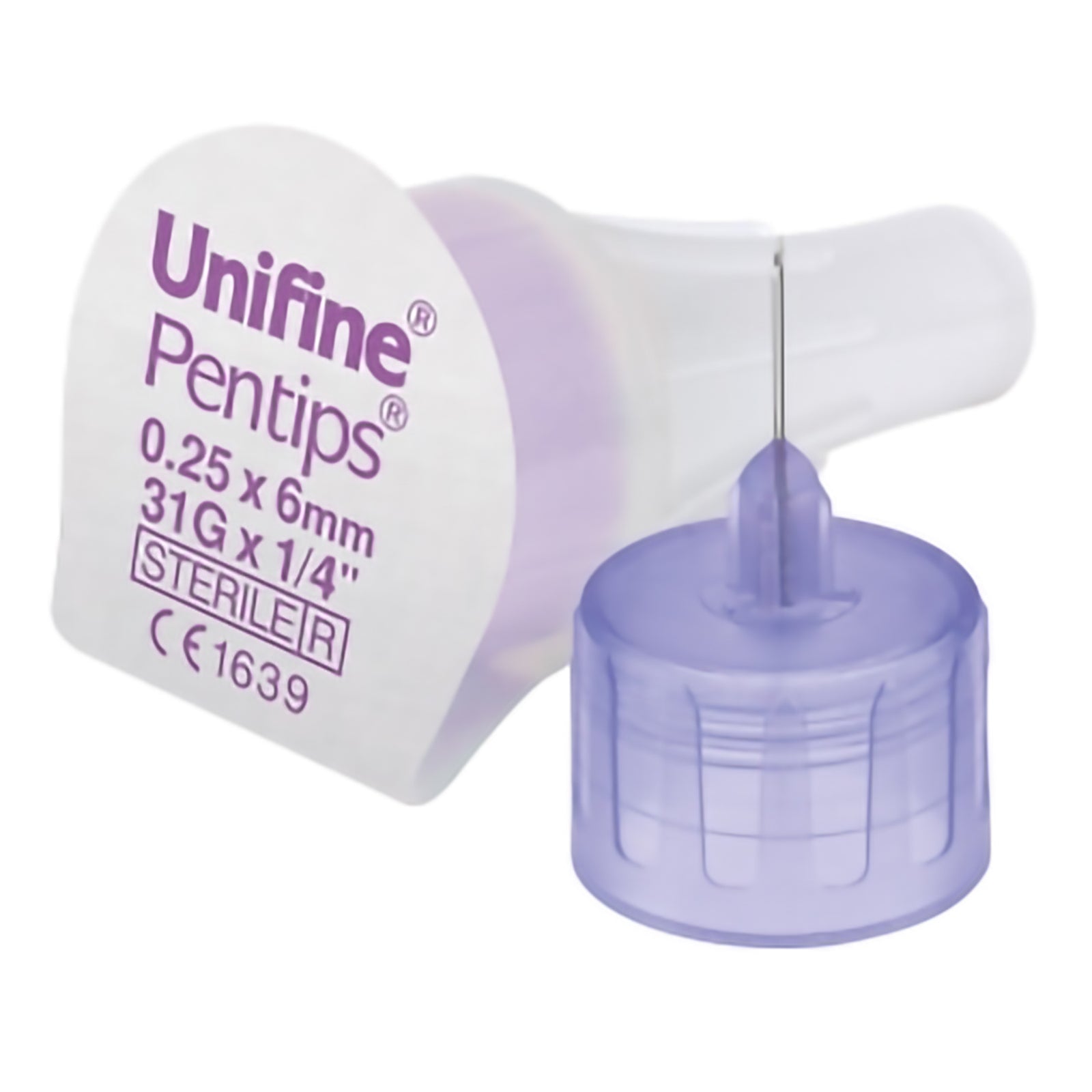 Unifine Pentips Insulin Pen Needles 31G 6mm - Box of 100