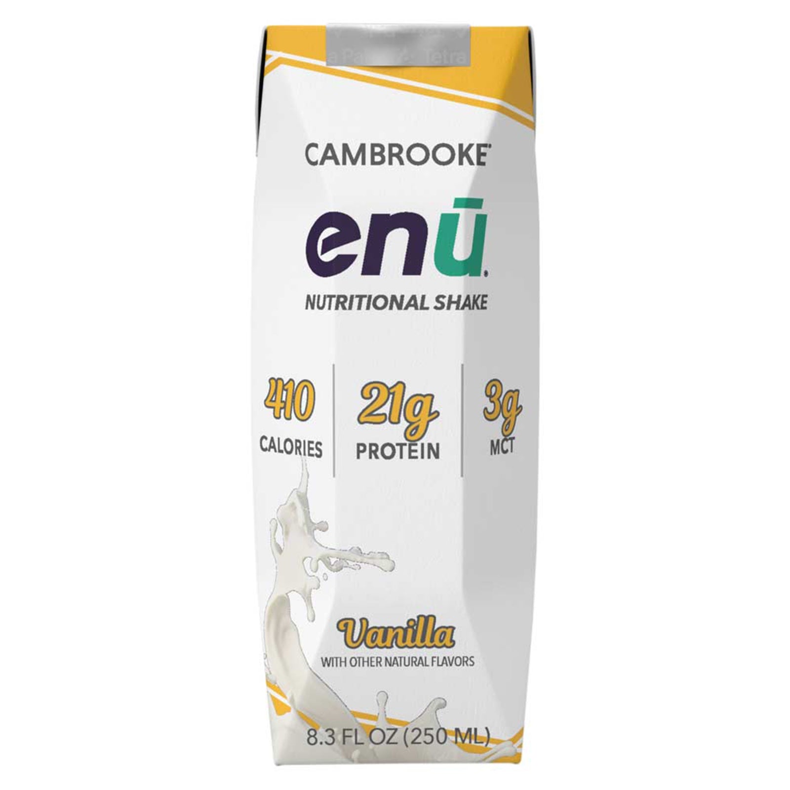 enu® Nutritional Shake Creamy Vanilla Flavor