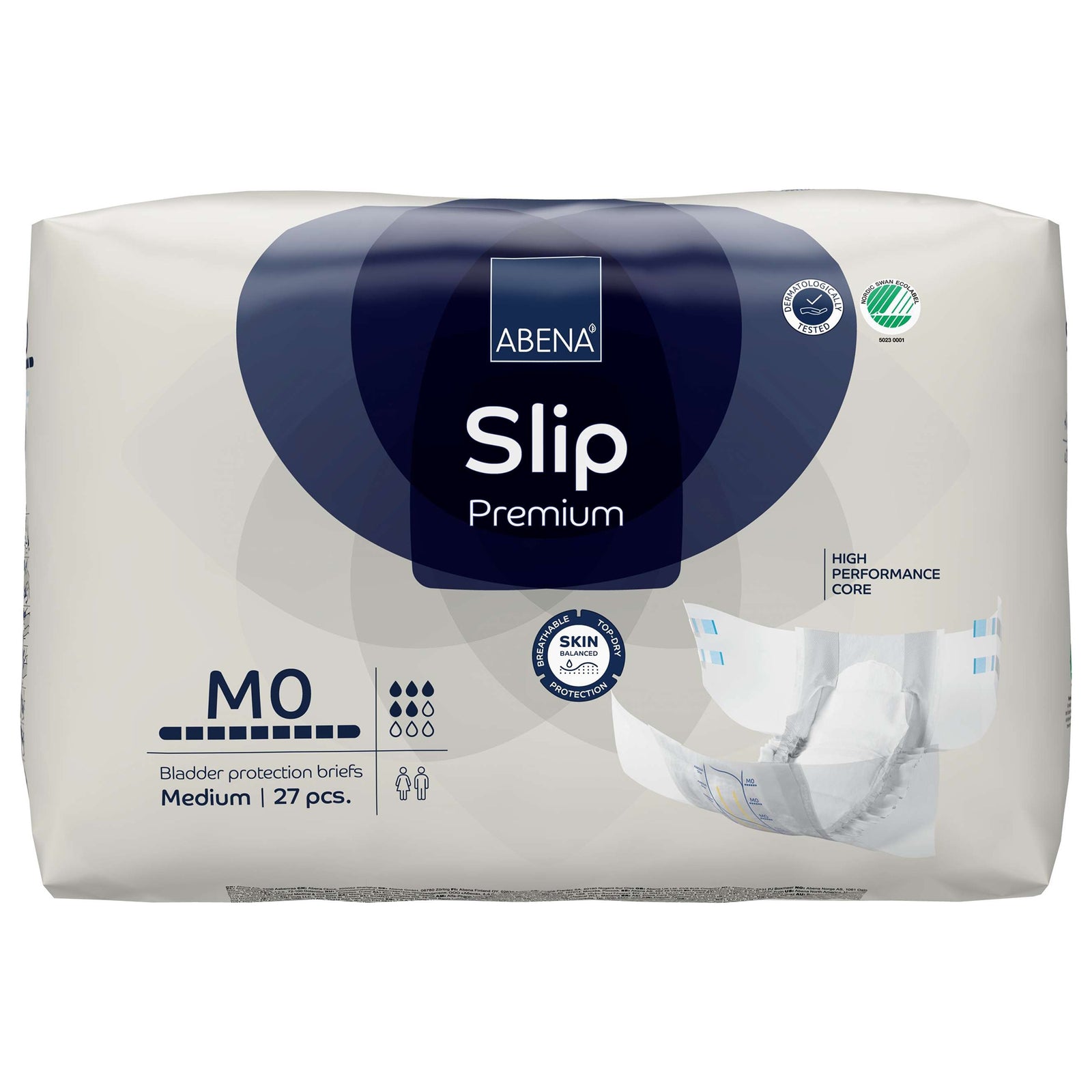 Abena Slip Premium Adult Incontinence Briefs, Medium