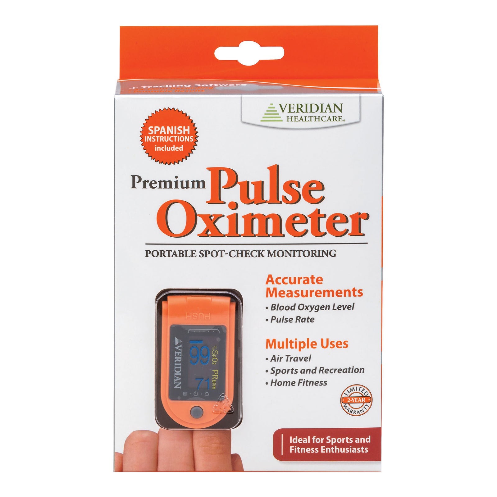 Veridian SmartHeart Premium Pulse Oximeter