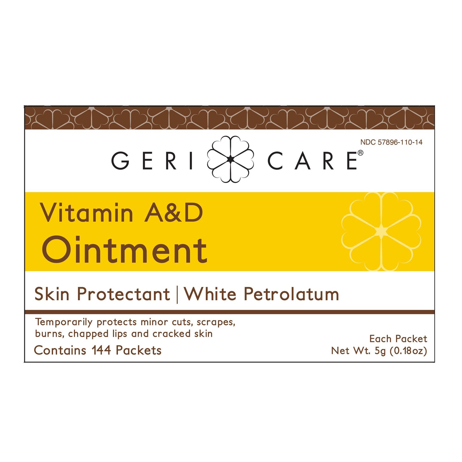 Geri-Care A & D Skin Protectant Ointment 5 Gram Packets