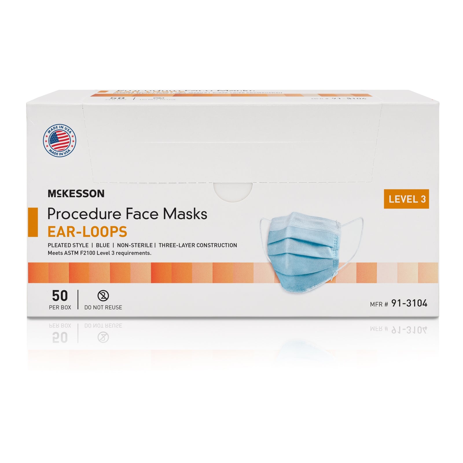 McKesson ASTM Level 3 Procedure Mask with Earloops