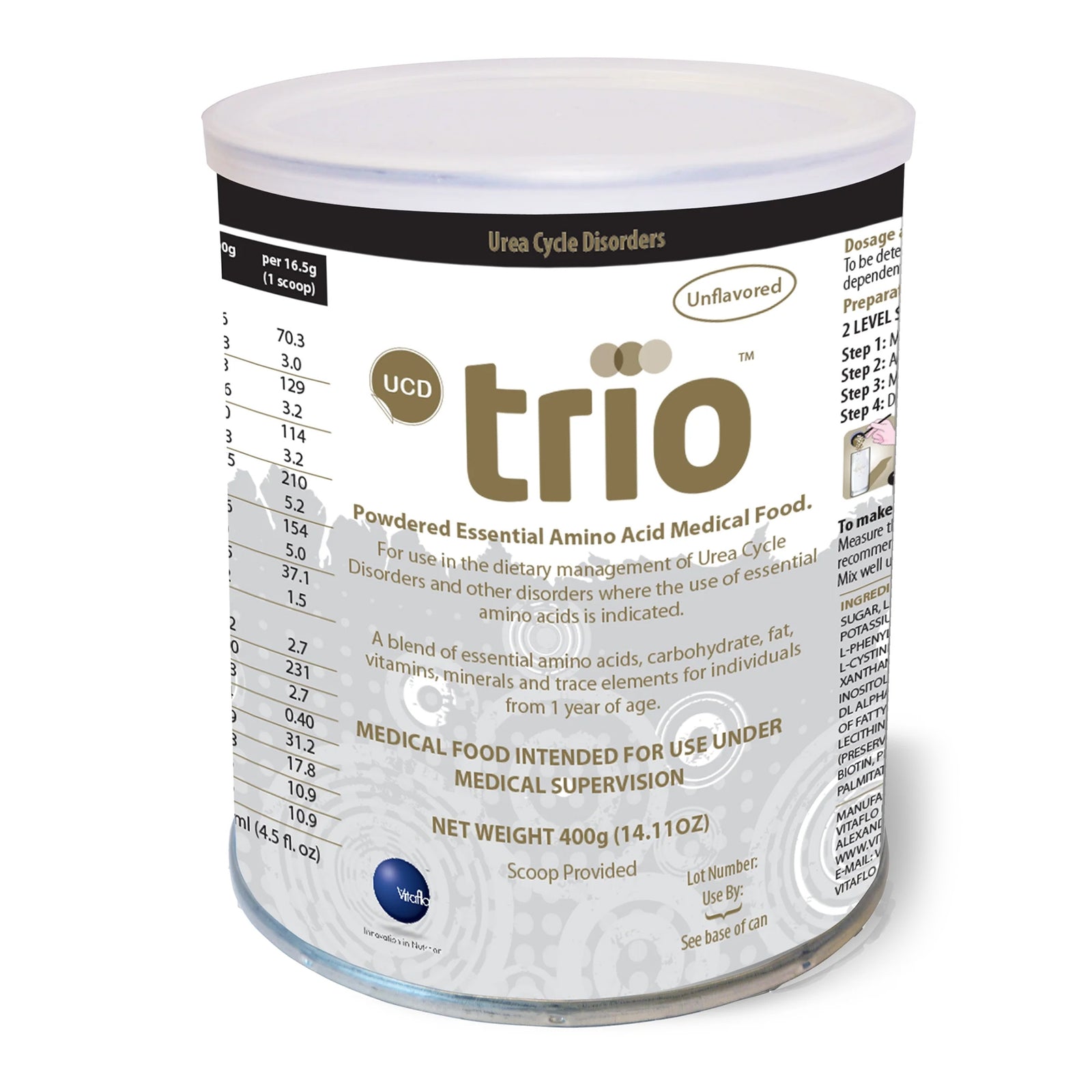 VITAFLO USA LLC Pku Trio Unflavored