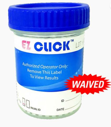 EZ Click™ 12-Panel Drug Test Kit with Adulterant Detection - Box of 25