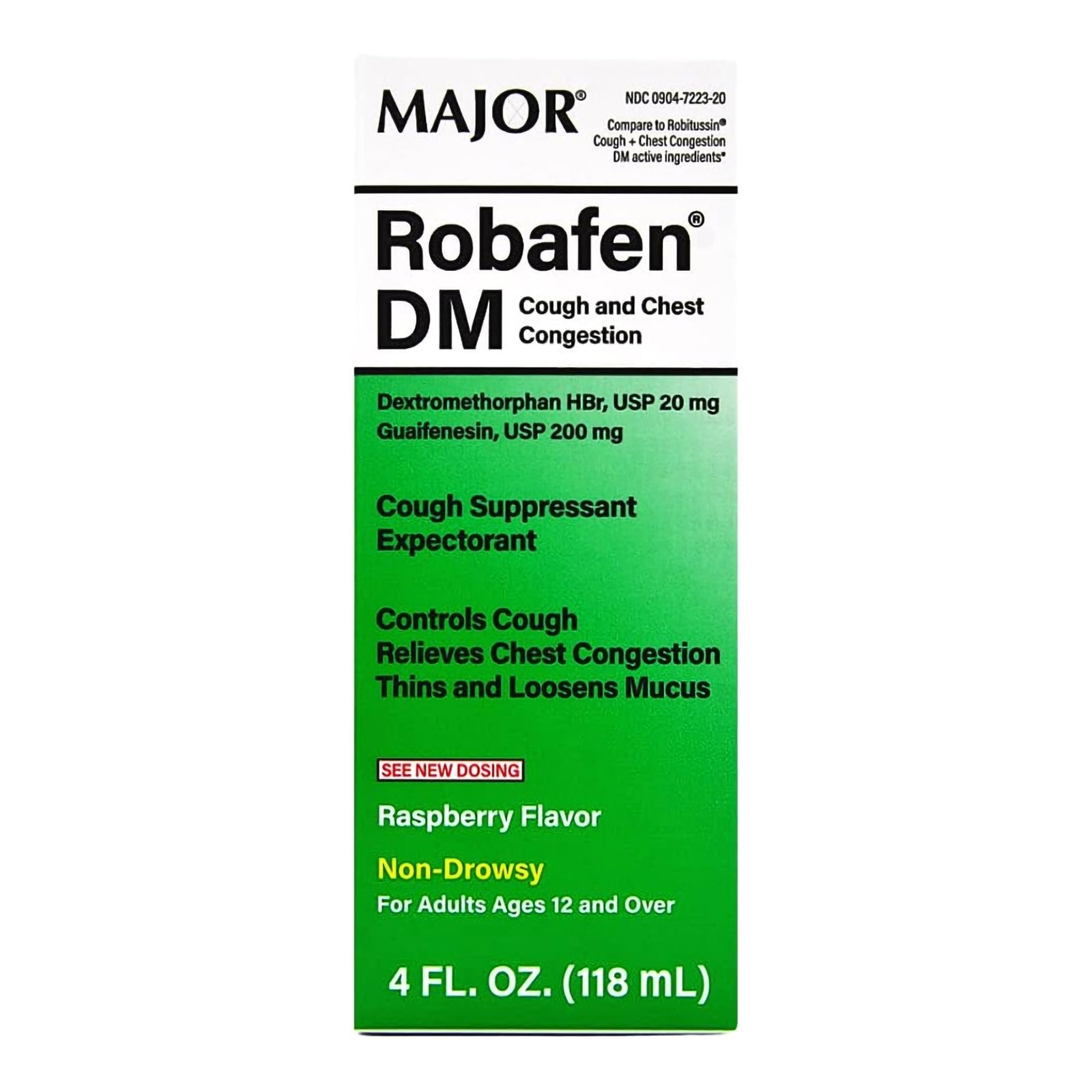 Robafen DM Guaifenesin and Dextromethorphan Cough Syrup 4 oz