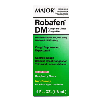 Robafen DM Guaifenesin and Dextromethorphan Cough Syrup 4 oz