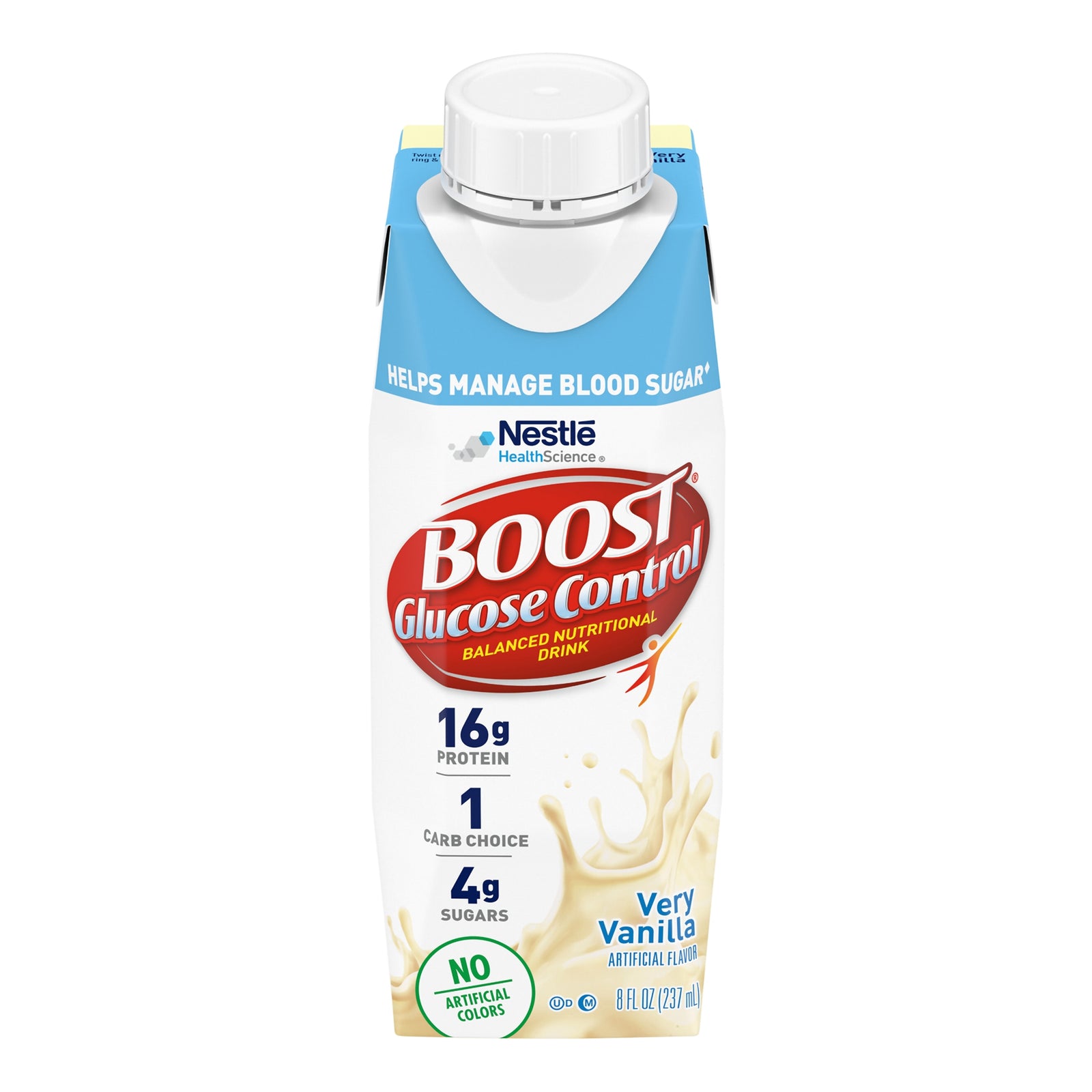 Boost Glucose Control Nutritional Drink, Very Vanilla, 8 oz