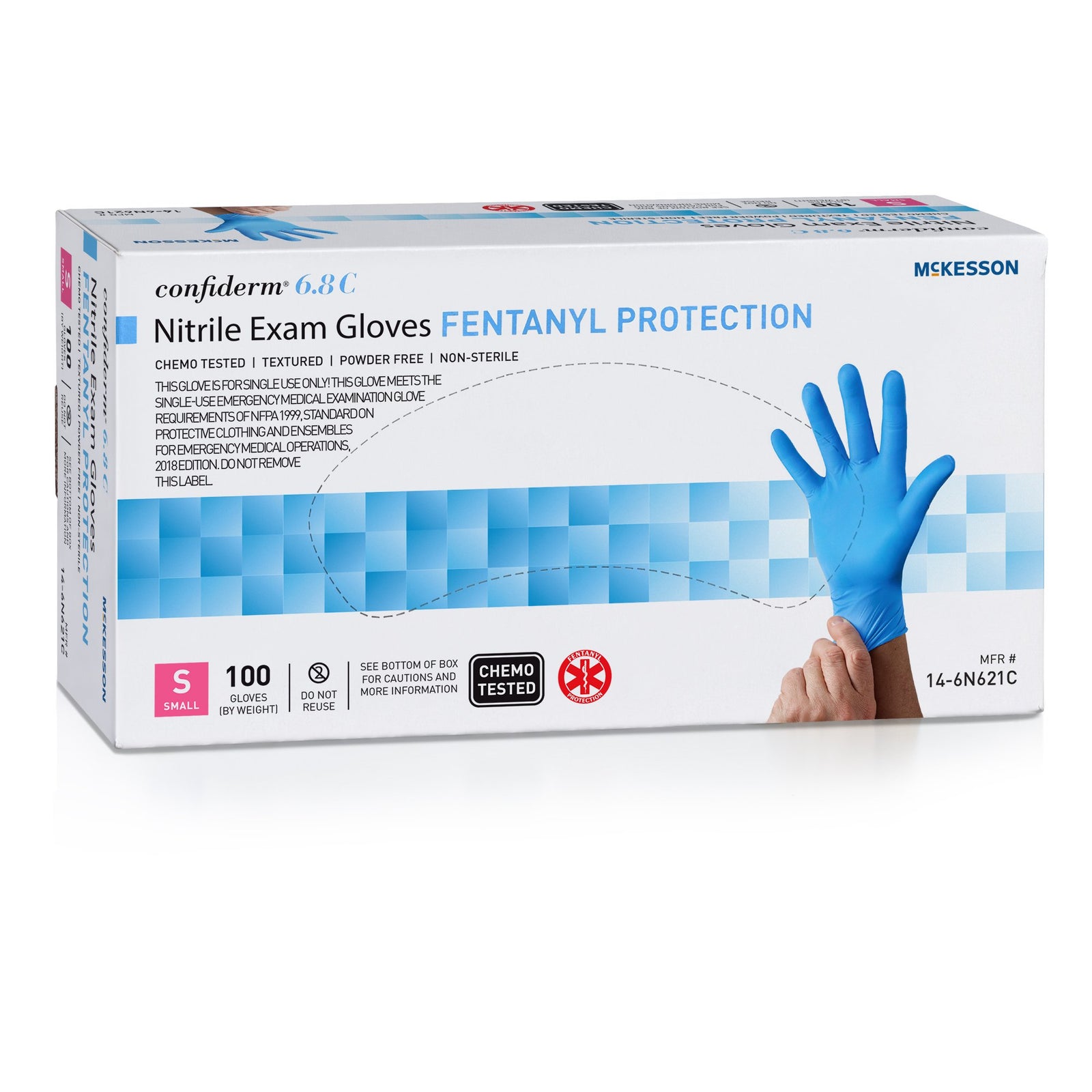 McKesson Confiderm® 6.8C Nitrile Exam Gloves