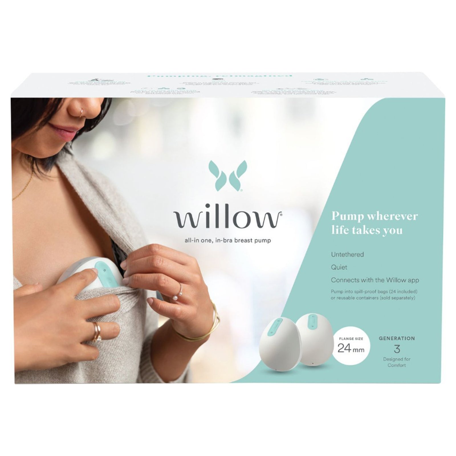 Willow 3.0 Hands Free Double Electric Breast Pump