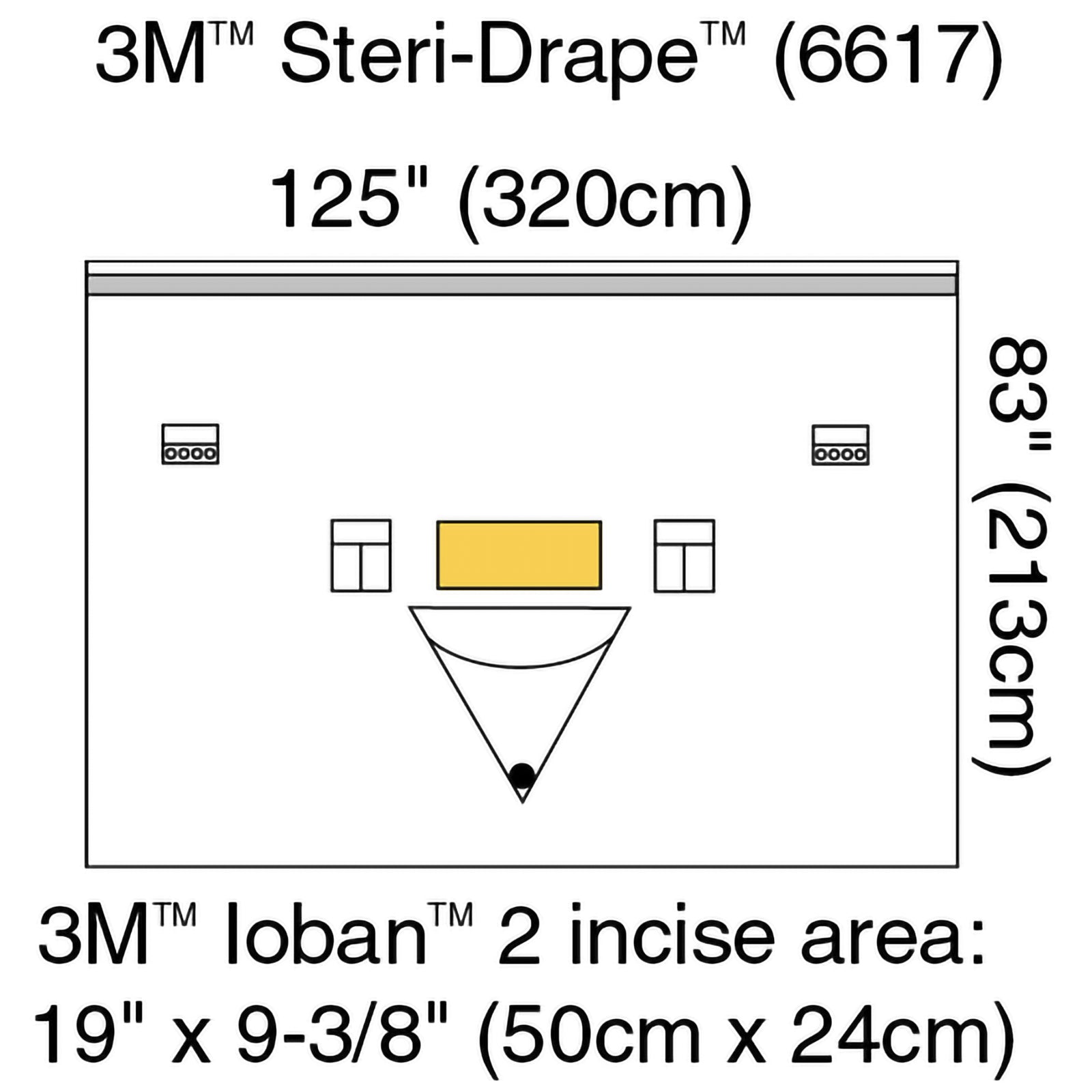 3M™ Steri-Drape™ Isolation Drape with Incise and Pouch