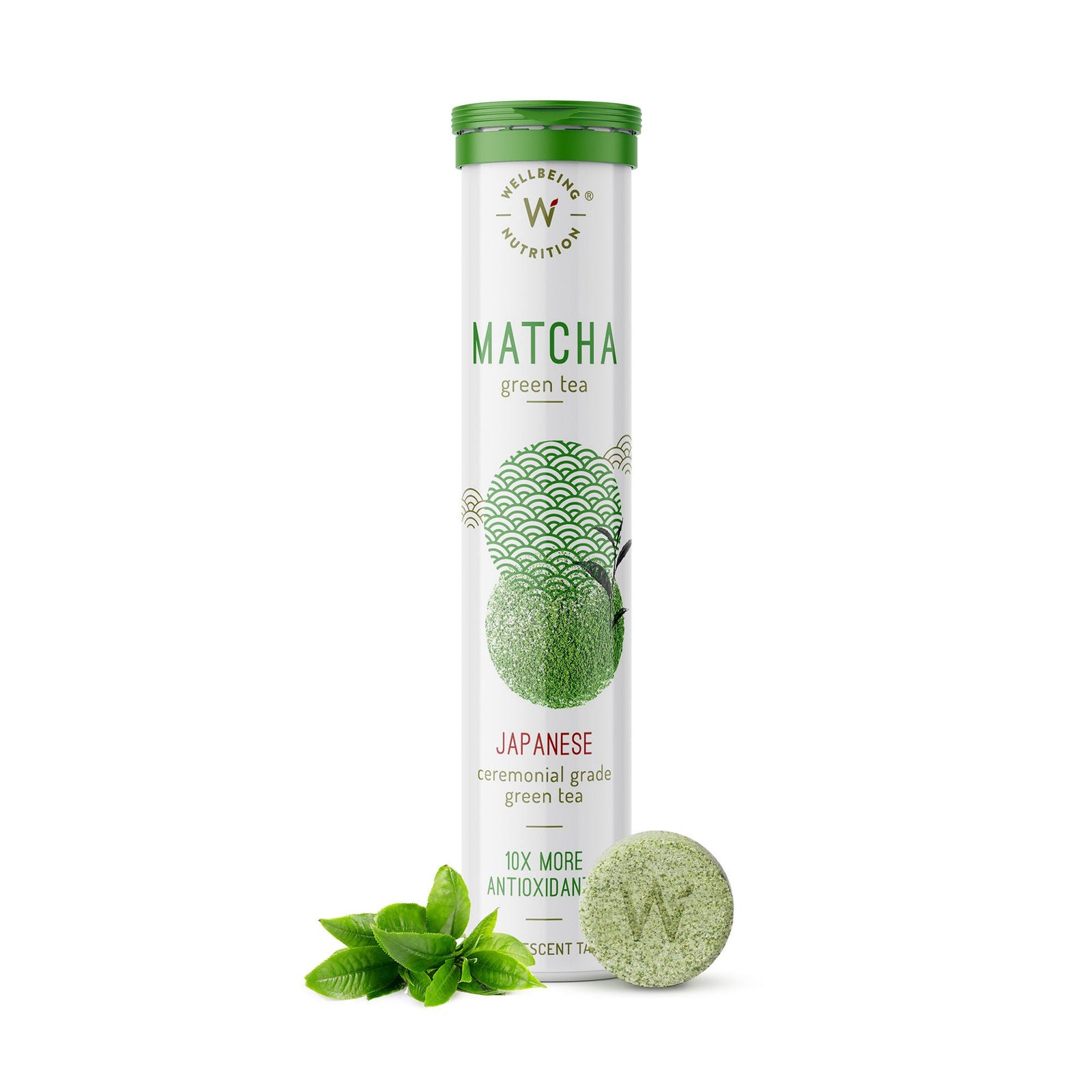 Everest Health Japanese Matcha Green Tea Effervescent Tablets
