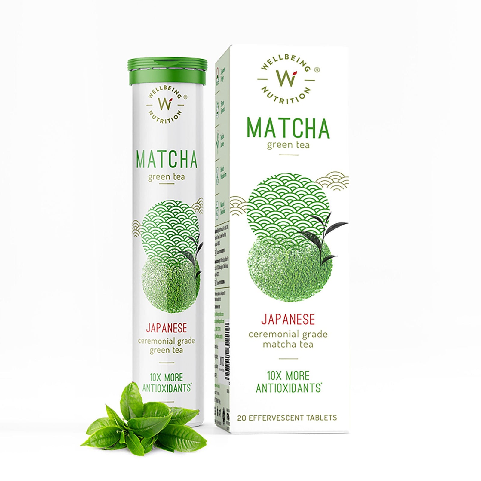 Everest Health Japanese Matcha Green Tea Effervescent Tablets