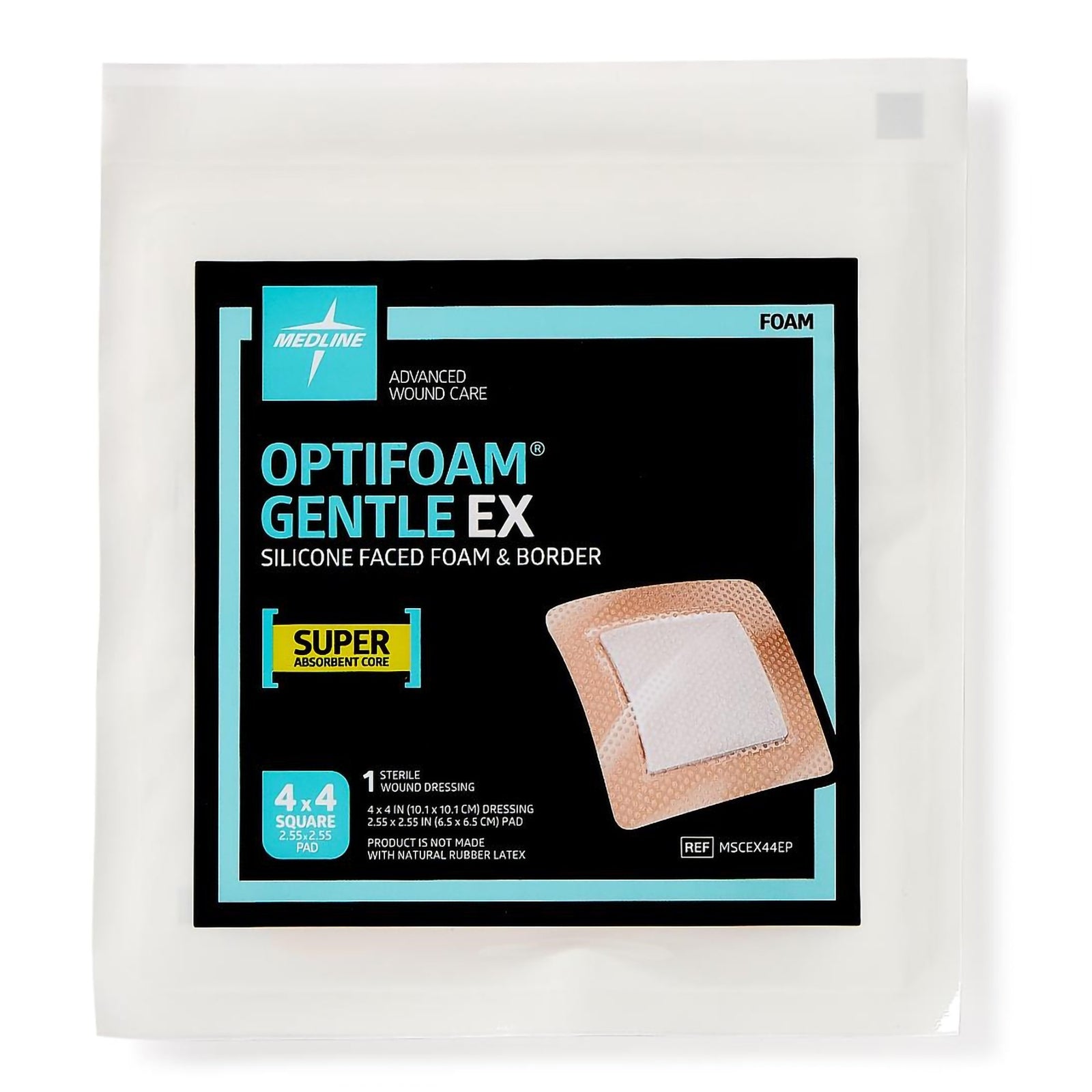 Optifoam Gentle EX Silicone Foam Dressing