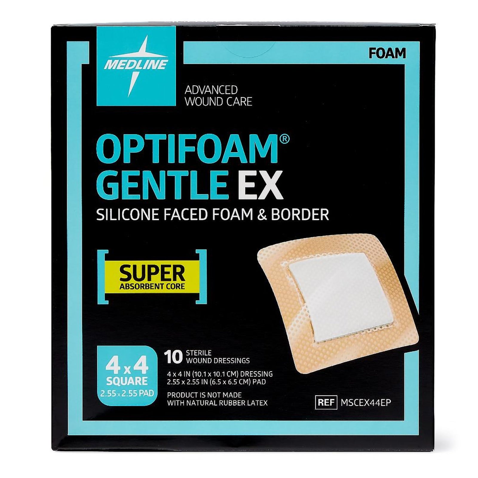 Optifoam Gentle EX Silicone Foam Dressing