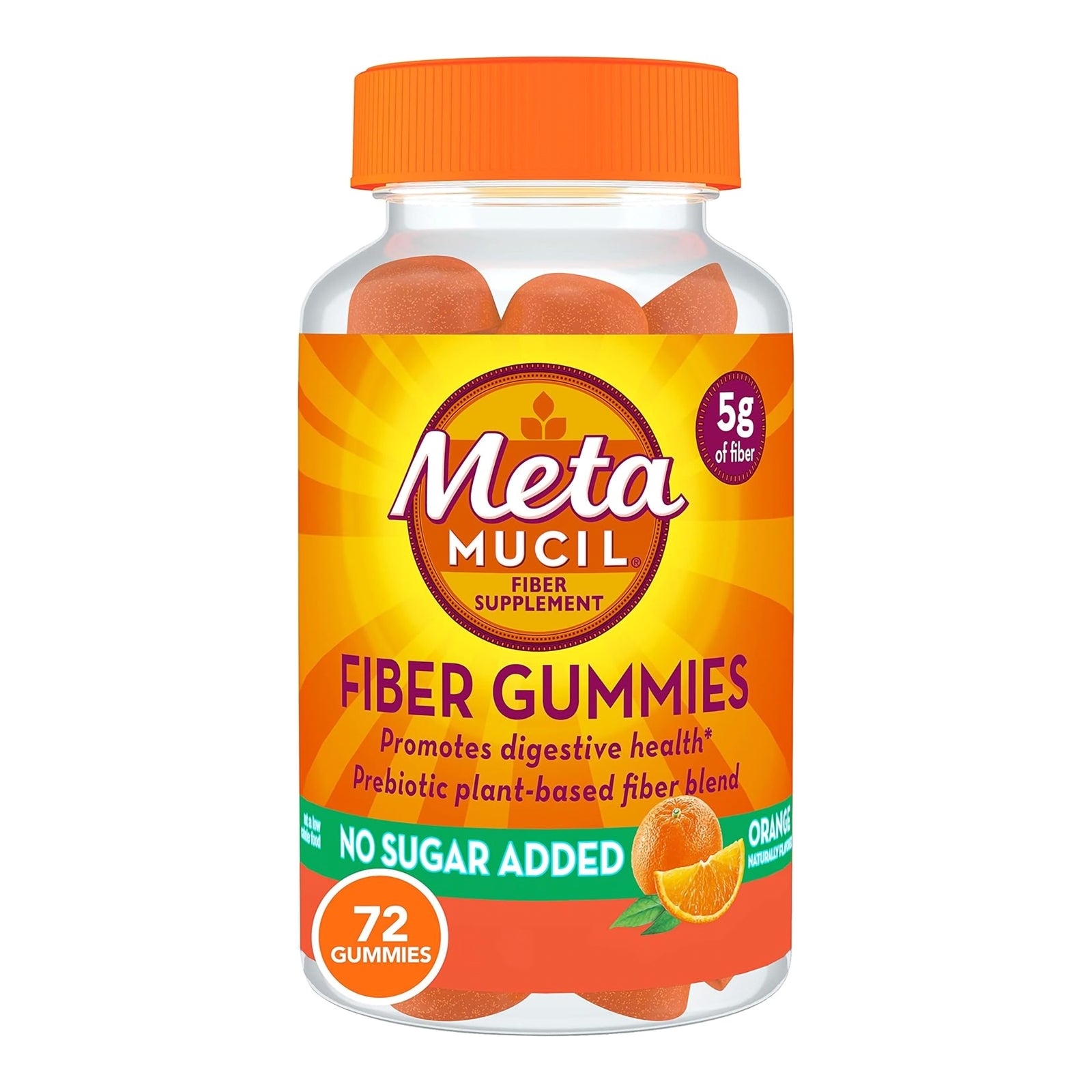 Metamucil Fiber Supplement Gummies 72 Count