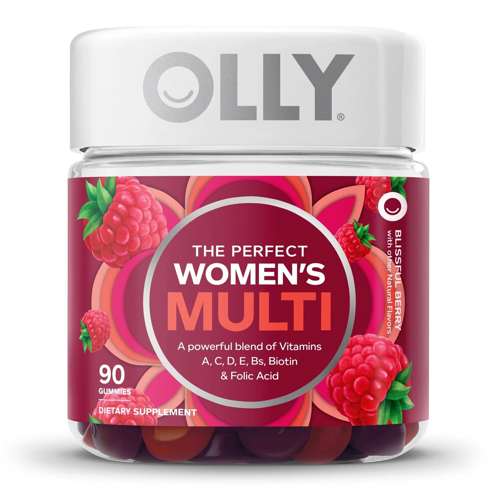 OLLY Women's Multi Multivitamin Gummies with Folic Acid - 90 Count