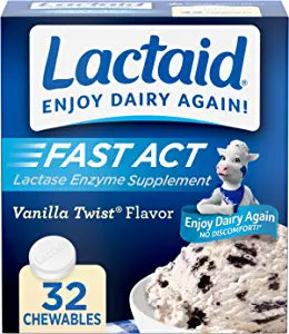 Lactaid Chewable Tablets, 32 Count