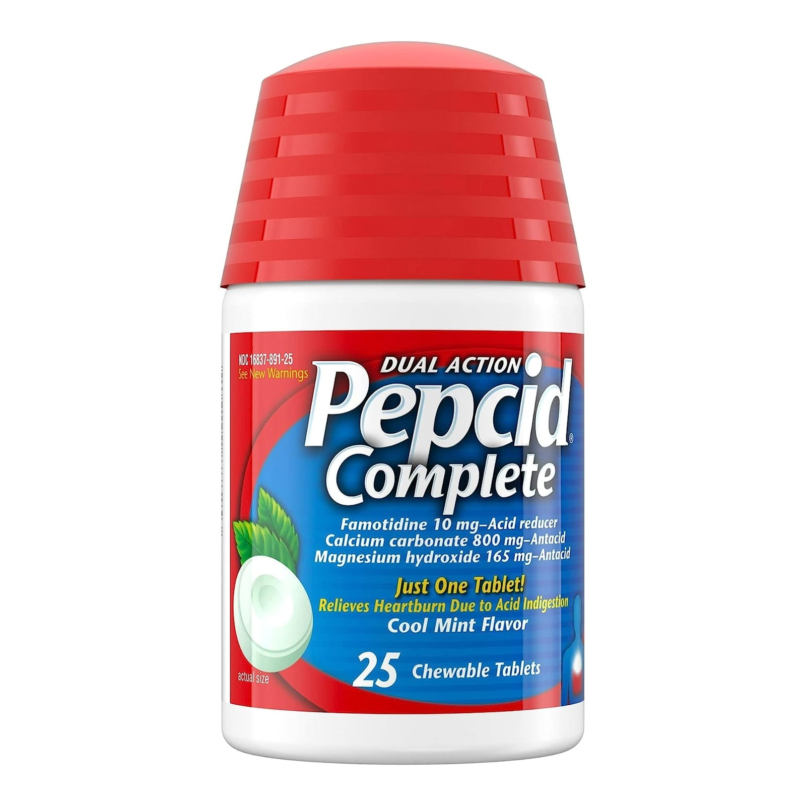 Pepcid Complete Chewable Tablets, 25 Count