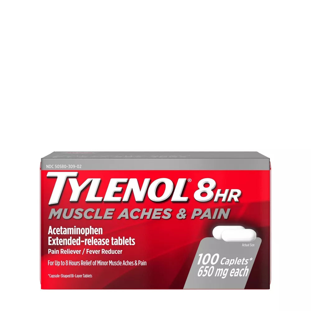 Tylenol® 650 mg Acetaminophen Extended Release Tablets
