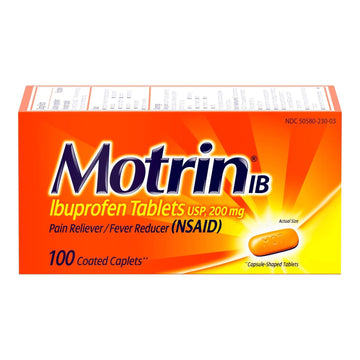 Motrin® IB 200 mg Ibuprofen Capsules