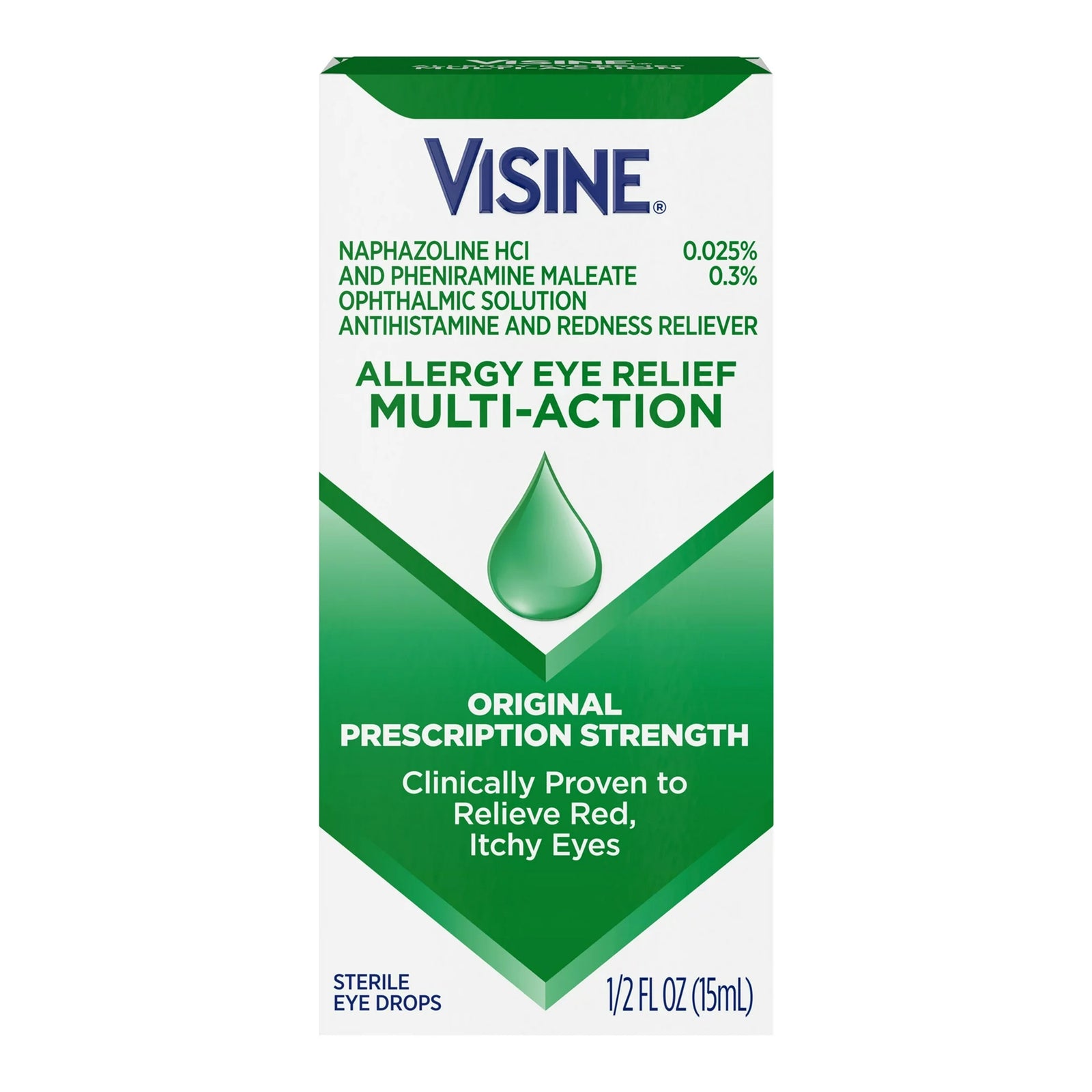 Visine Allergy Eye Relief Eye Drops 0.5 oz.