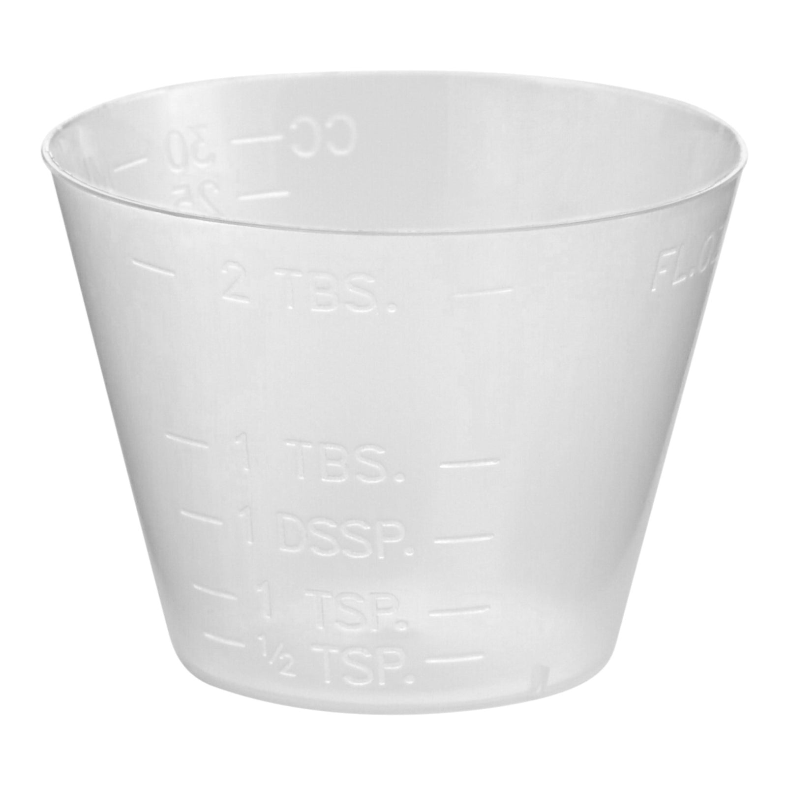 McKesson Medicine Cup, 1 oz Translucent Plastic