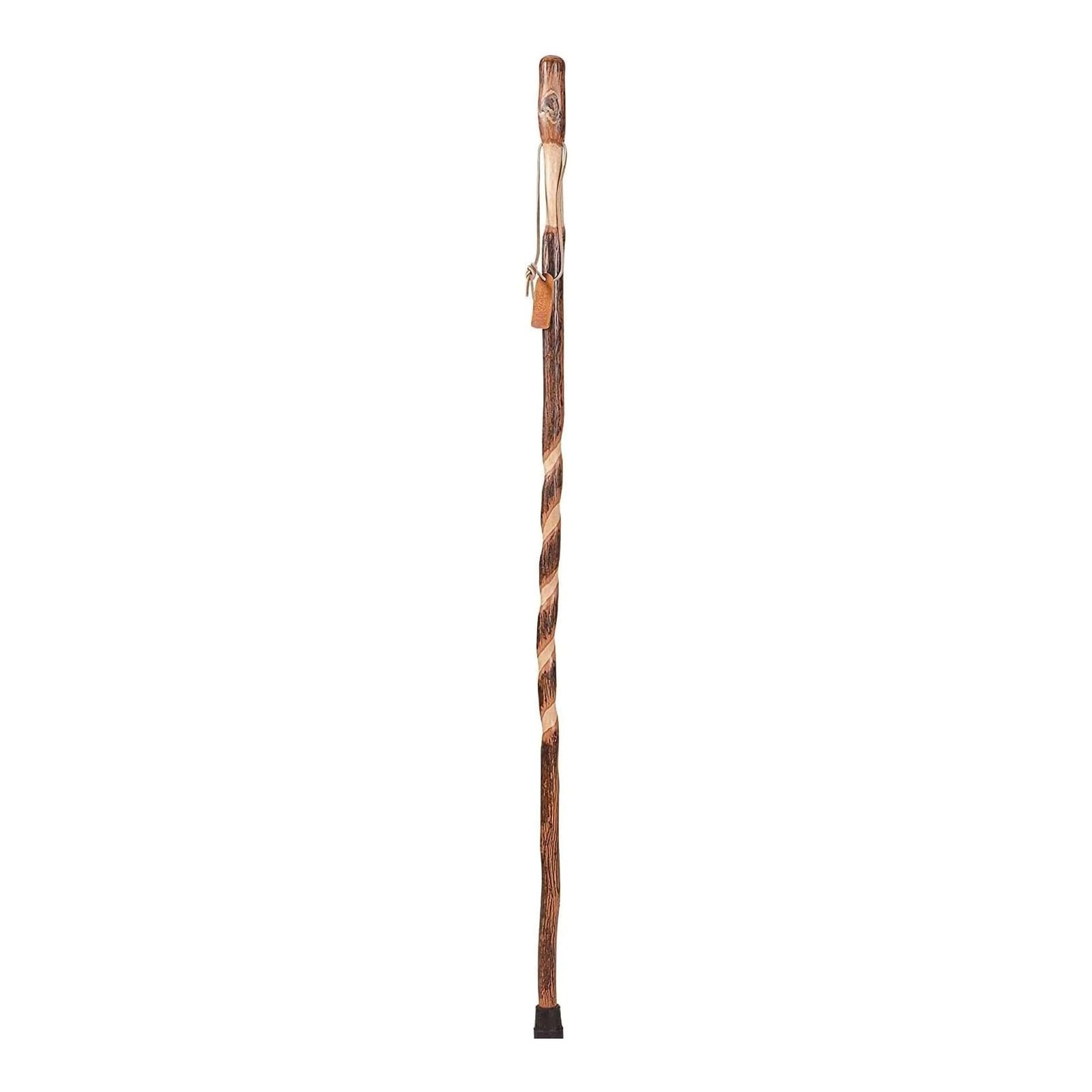 Brazos Twisted Hickory Walking Stick - 58 Inch Height