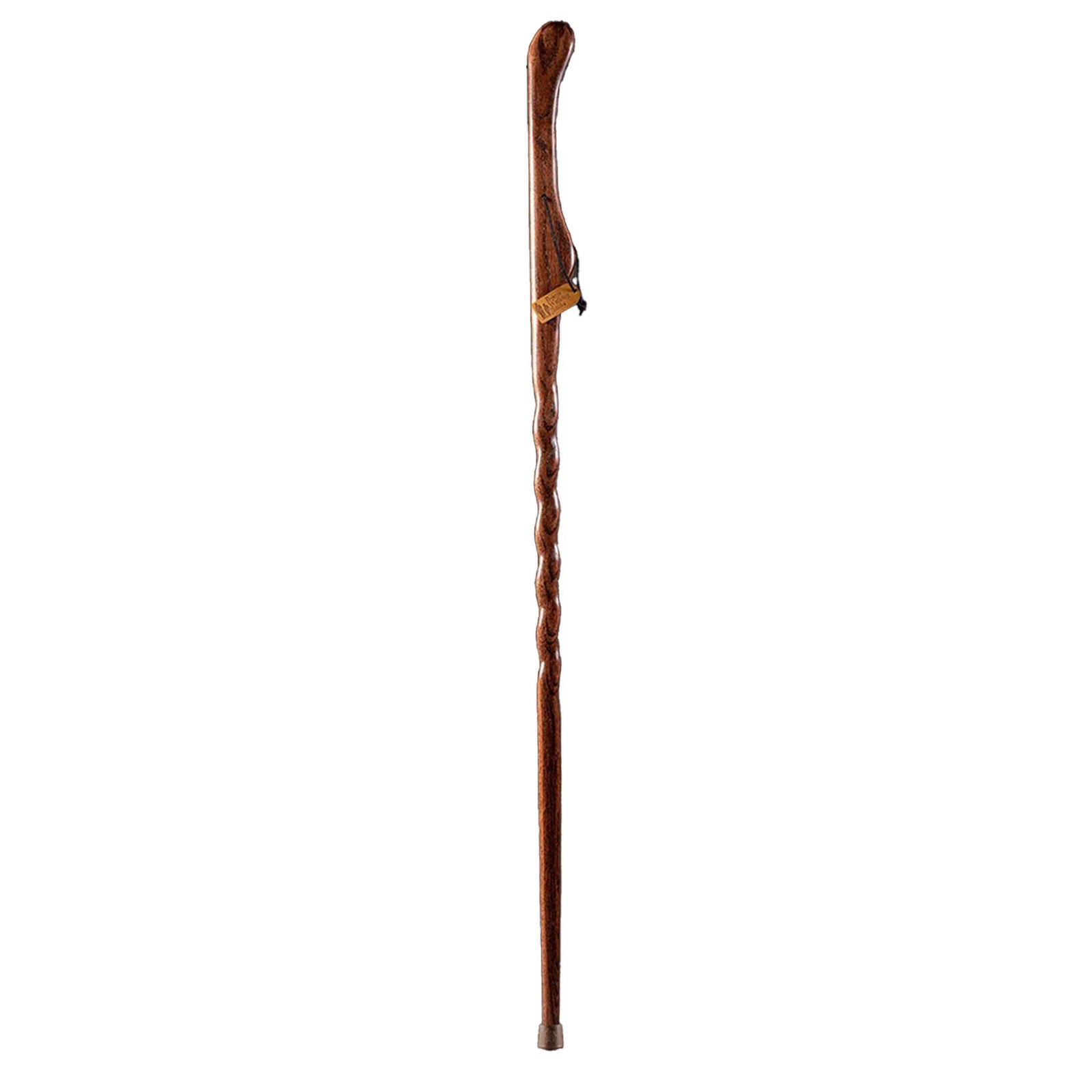 Brazos Twisted HitchHiker Wood Walking Stick - 58 Inch Red Oak