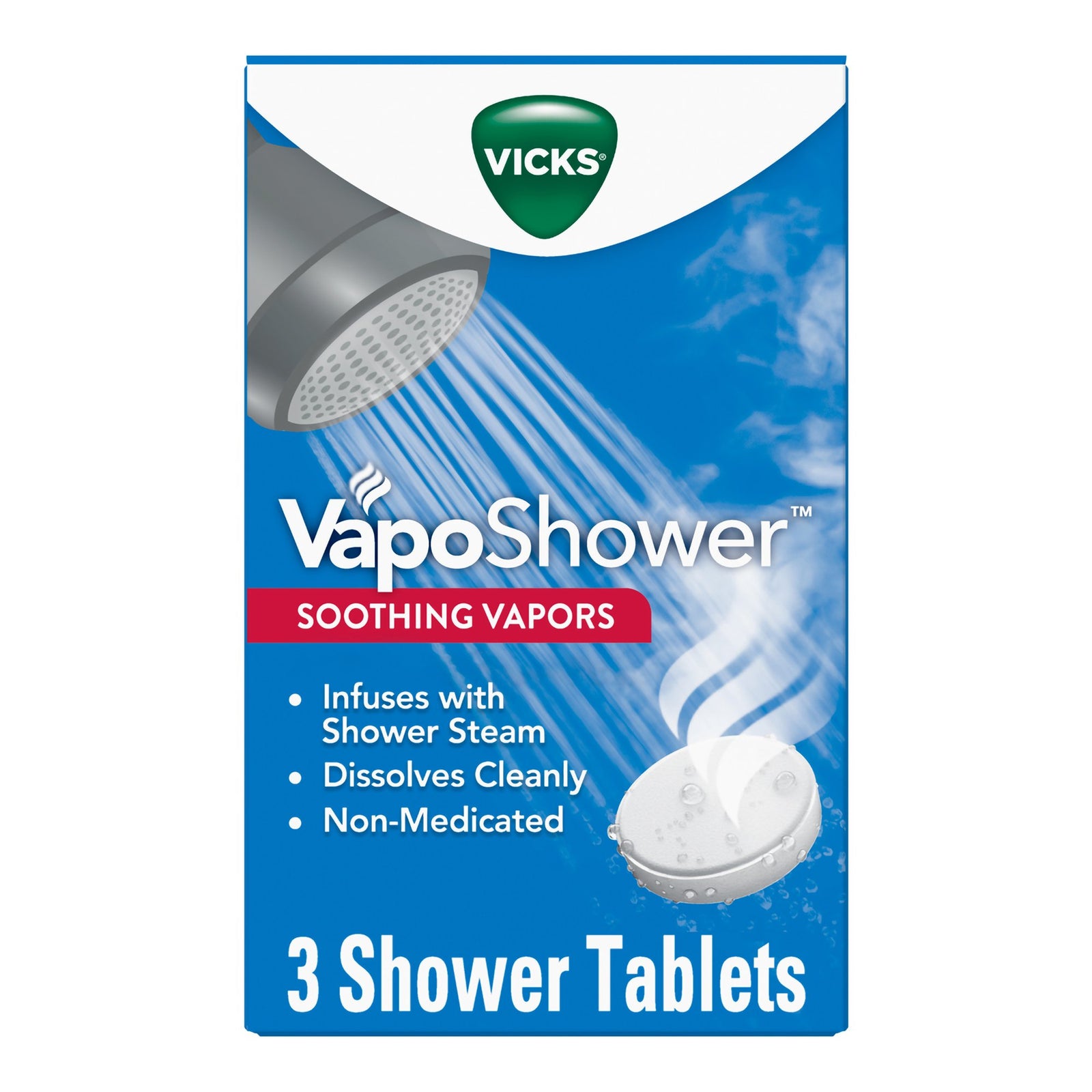 Vicks VapoShower Shower Vapor Tabs 3 Count