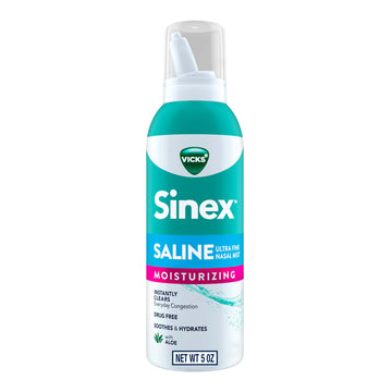 Vicks Sinex Moisturizing Nasal Saline Spray 5 oz