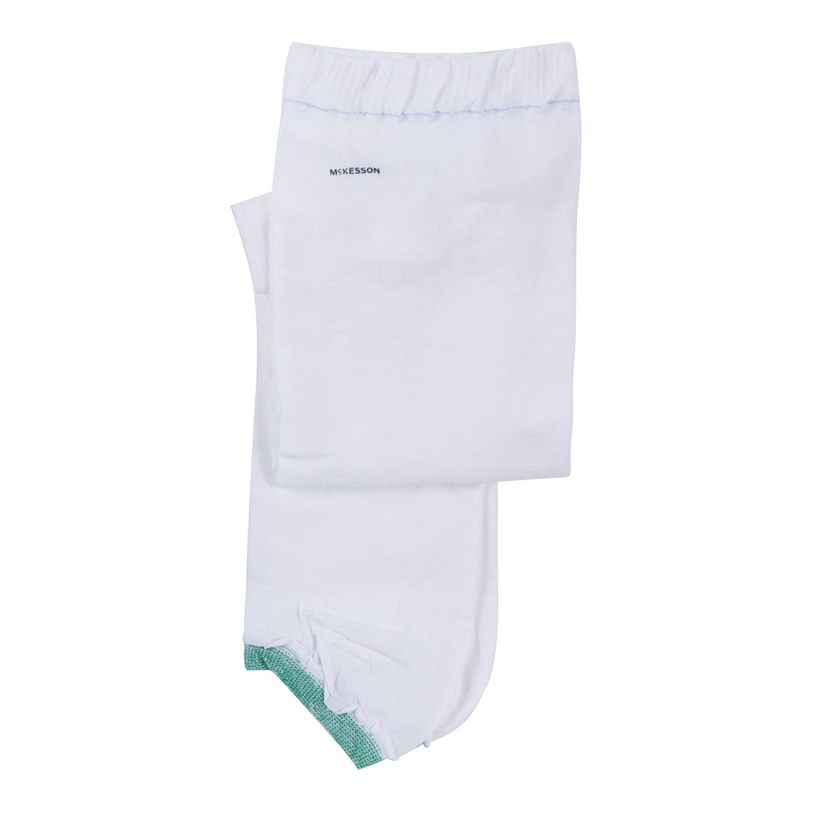McKesson Anti-Embolism Stocking Knee High Small/Long White Inspection Toe