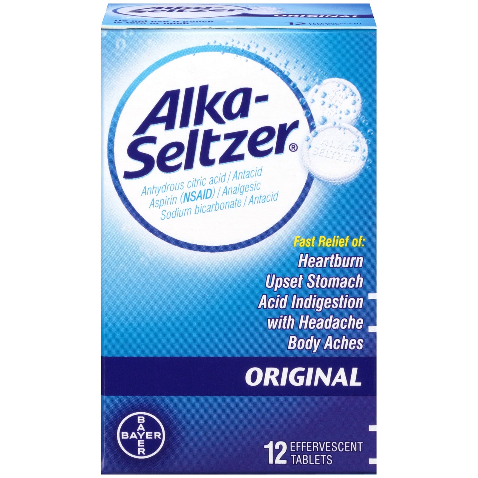 Alka-Seltzer Original Antacid Effervescent Tablets