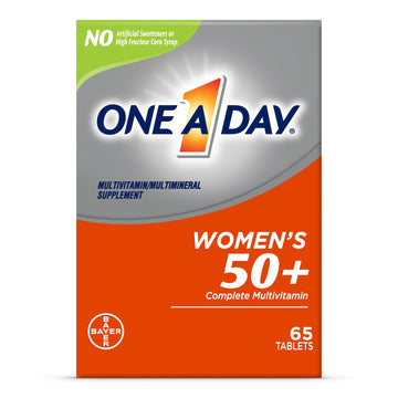 One A Day Women's 50+ Complete Multivitamin Tablets 65 per Bottle