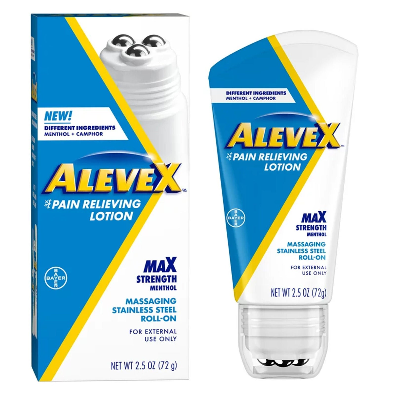 AleveX Maximum Strength Pain Relieving Rollerball Lotion, 2.5 oz