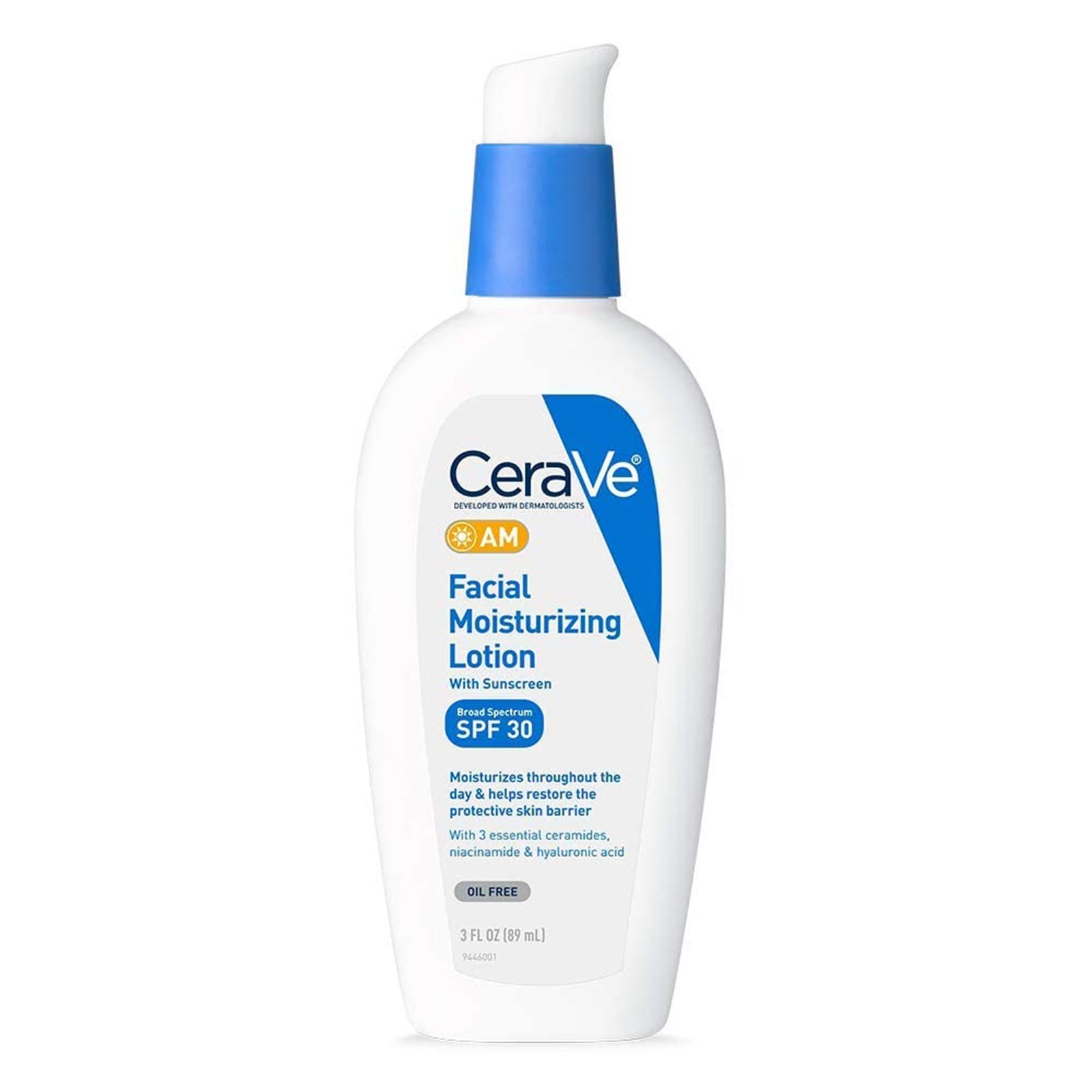CeraVe AM Facial Moisturizer with Sunscreen SPF 30 3 oz