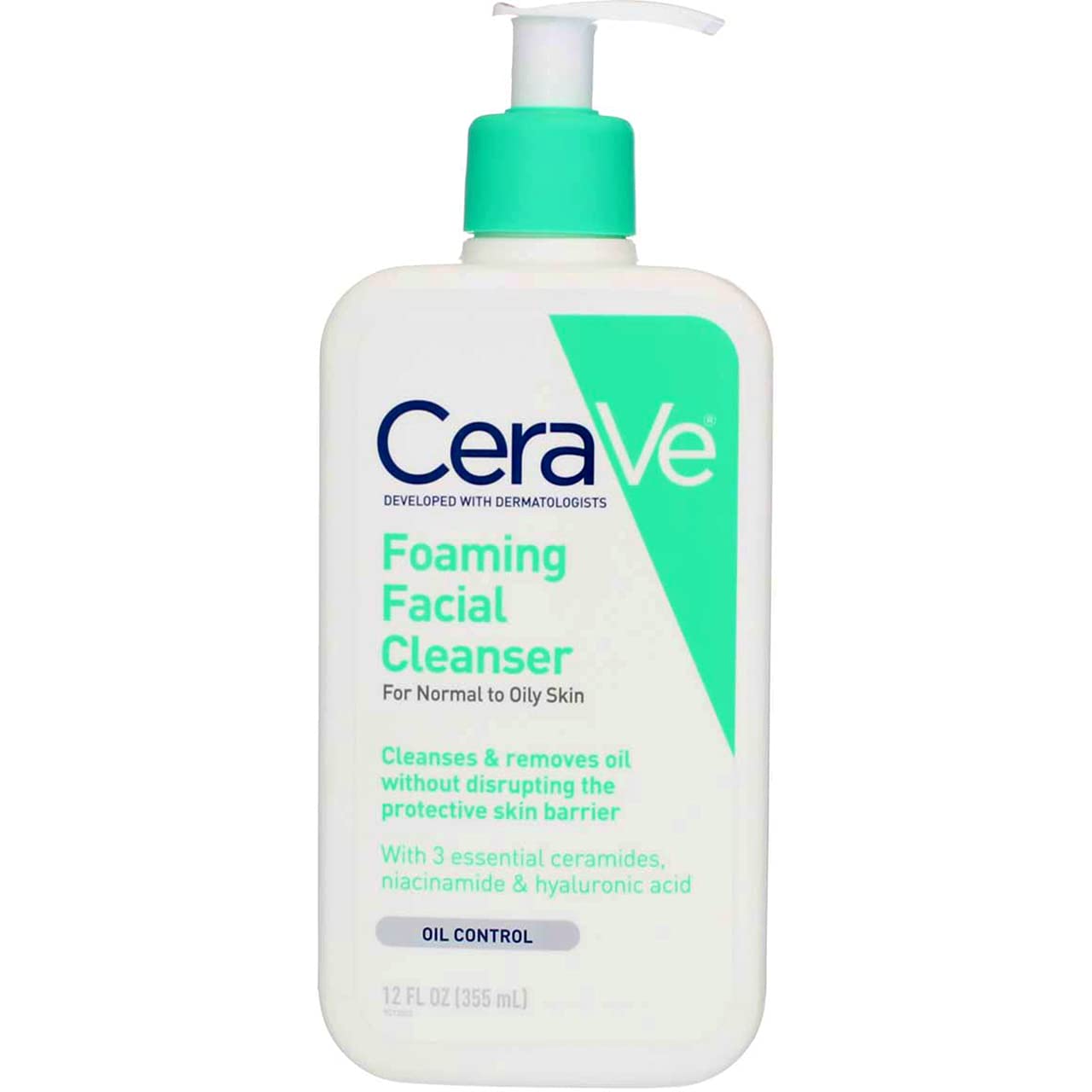 CeraVe Foaming Facial Cleanser 12 oz Pump Bottle