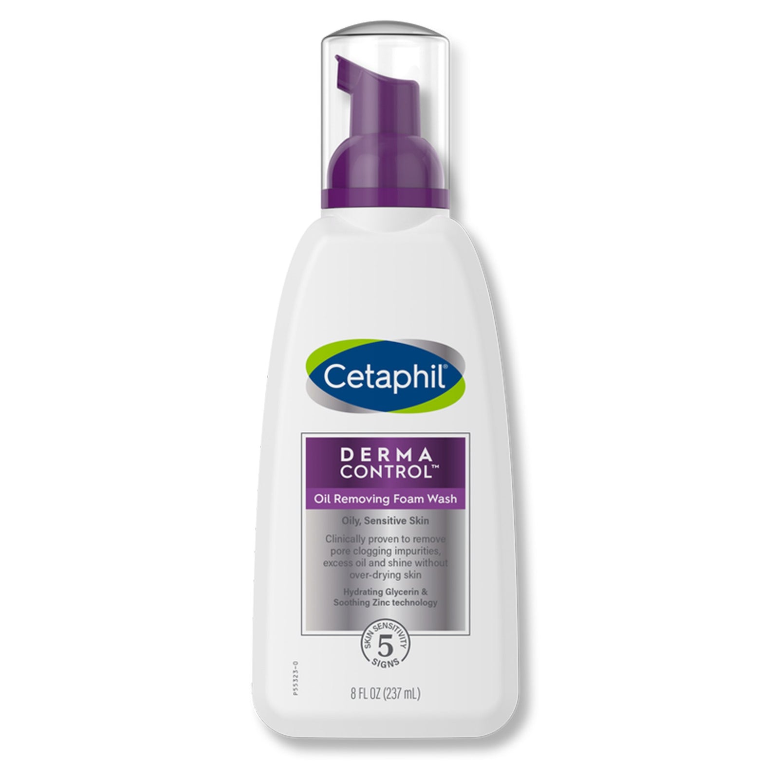 Cetaphil Derma Control Oil Removing Foaming Facial Cleanser 8 oz